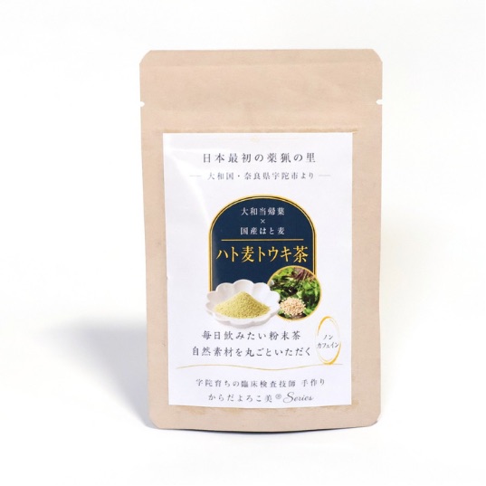 ハト麦トウキ茶のパウチ